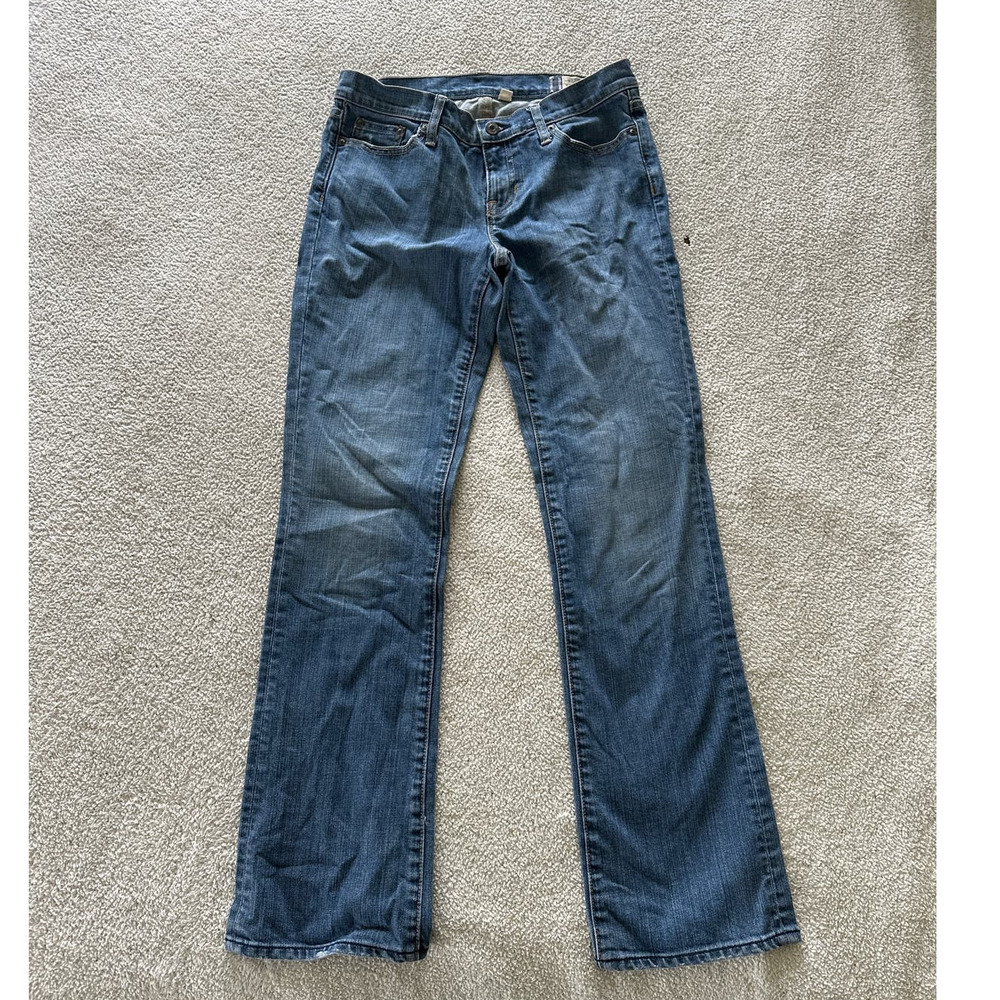 GAP Womens Low Rise Bootcut Medium Wash Jeans Denim Stretch 5-Pocket Casual | 4R